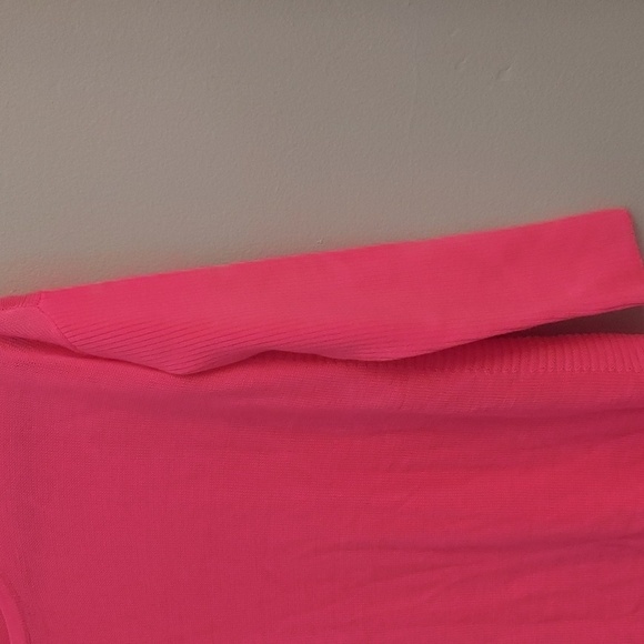 LILLY PULITZER Mini Ramona Fringe Long Sleeve Sweater in Barbie Pink - Picture 4 of 12